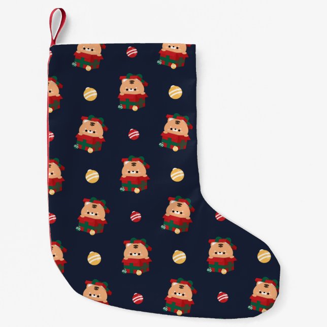 Petite Chaussette De Noël Joli Noël simple et amusant (Devant)