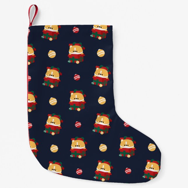Petite Chaussette De Noël Joli Noël simple et amusant (Devant)