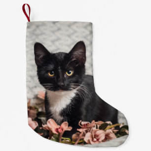 Petite Chaussette De Noël Joli réveil de Noël Rose Bella