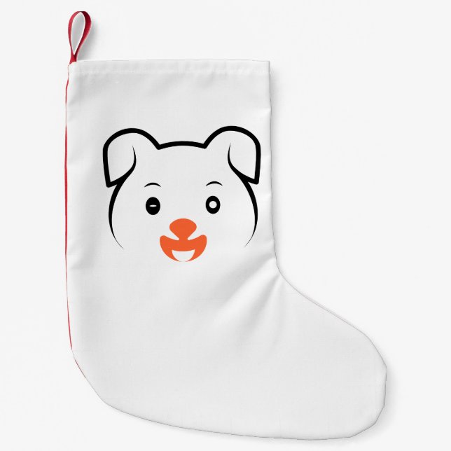 Petite Chaussette De Noël Joli rose (Devant)