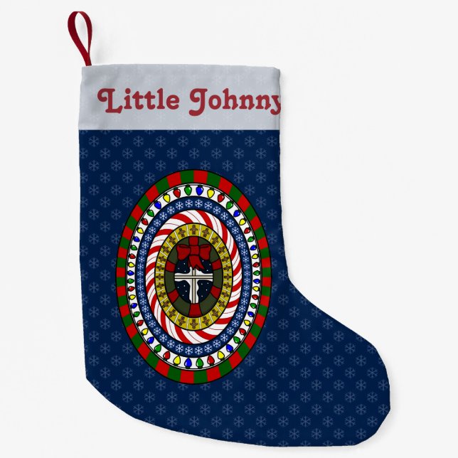 Petite Chaussette De Noël Jouer Noël personnalisé Stocking (Devant)