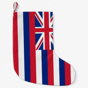 Petite Chaussette De Noël Joyaux de Noël avec Drapeau de Hawaii, USA