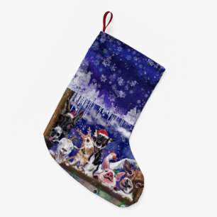 Petite Chaussette De Noël Joyeux animaux de ferme Noël Stocking