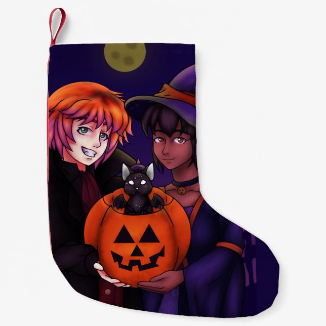 Petite Chaussette De Noël Joyeux costumes d'Halloween (Devant)