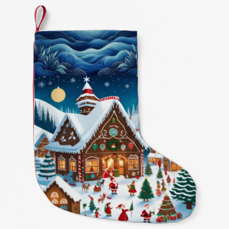 Petite Chaussette De Noël Joyeux Élégance : Festive Noël Stocker