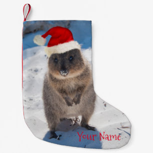 Petite Chaussette De Noël Joyeux et mignons Quokka à Noël