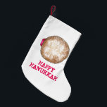 Petite Chaussette De Noël Joyeux Hanoukka Jelly Donut Doughnut Sufganiyot<br><div class="desc">Le stockage présente l'illustration originale d'un beigne de gelée. Parfait pour la décoration Hanoukka. Cette illustration de Chanukah est également disponible sur d'autres produits. Ne vois-tu pas ce que tu cherches ? Vous avez besoin d'aide pour la personnalisation ? Contactez Rebecca pour avoir quelque chose conçu pour vous.</div>