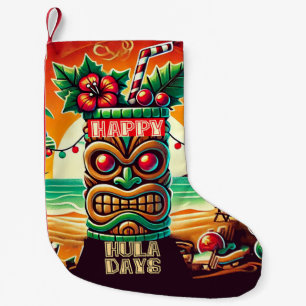 Petite Chaussette De Noël Joyeux Hula Days et Mele Kalikimaka