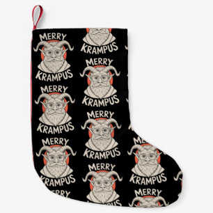 Petite Chaussette De Noël Joyeux Krampus Mythe de Noël Vacances de Noël