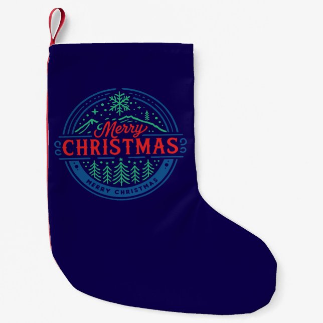 Petite Chaussette De Noël Joyeux Noël 2 (Devant)