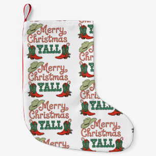 Petite Chaussette De Noël Joyeux Noël à tous les cow-boys de l'Ouest pour Xm