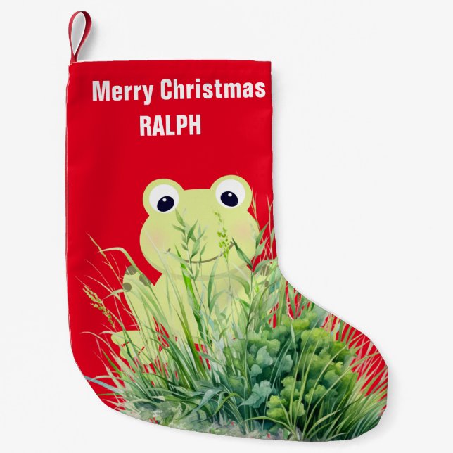 Petite Chaussette De Noël Joyeux Noël à votre meilleur ami (Devant)