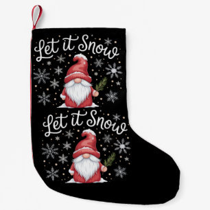 Petite Chaussette De Noël Joyeux Noël Cute Gnome Que la neige hiver