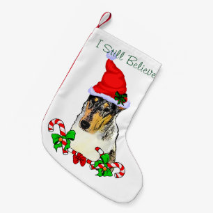 Petite Chaussette De Noël Joyeux Noël de Collie