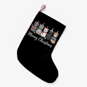 Petite Chaussette De Noël Joyeux Noël et bonne année chat amateur de Xmas