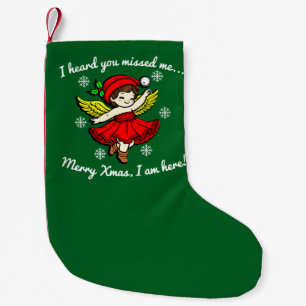 Petite Chaussette De Noël Joyeux Noël Je Suis Ici