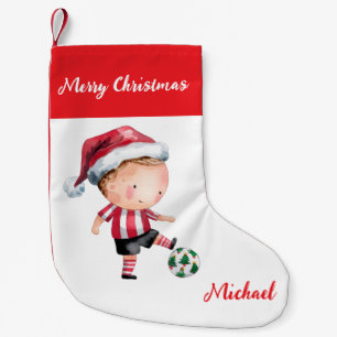 Petite Chaussette De Noël Joyeux Noël personnalisé Père Noël Football