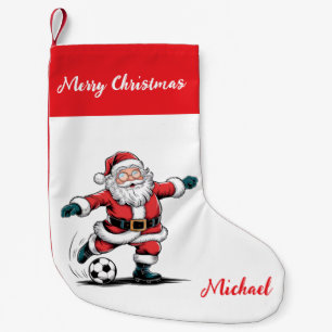 Petite Chaussette De Noël Joyeux Noël personnalisé Père Noël Football