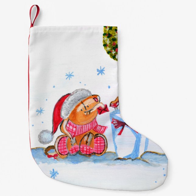 Petite Chaussette De Noël Joyeux Noël Stocker (Devant)