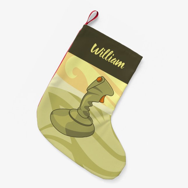 Petite Chaussette De Noël Joystick Noël Stocker (Devant (Accrochage))