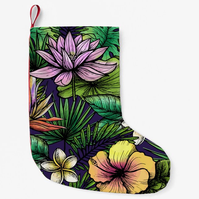 Petite Chaussette De Noël Jungle (Devant)