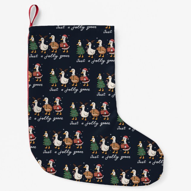 Petite Chaussette De Noël Juste Une Jolly Goose Noël Canard Noël Noël Noël N (Devant)