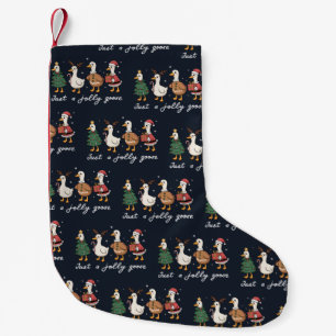 Petite Chaussette De Noël Juste une oie joyeuse Noël Canard Vacances Xmas 