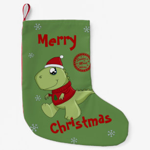 Petite Chaussette De Noël Kawaii mignon T-Rex - Chrismtas