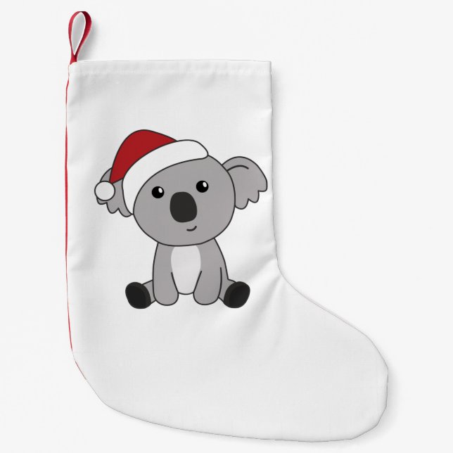 Petite Chaussette De Noël Koala Christmas Snow Winter Animals Koalas Adult C (Devant)