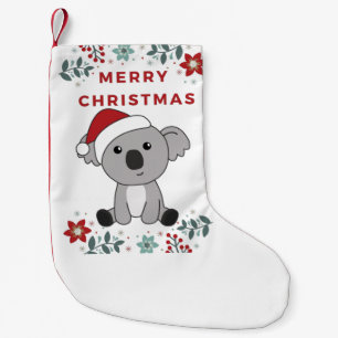 Petite Chaussette De Noël Koala Noël Neige Animaux d'hiver Koalas