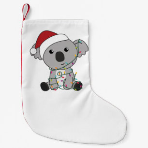 Petite Chaussette De Noël Koala Noël Neige Animaux d'hiver Koalas Adulte C