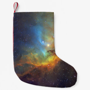 Petite Chaussette De Noël La NASA de la nébuleuse SH2-101 de tulipe