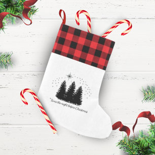 Petite Chaussette De Noël 'La nuit avant Noël Stocking minimaliste