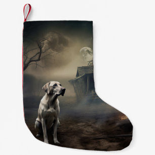 Petite Chaussette De Noël Labrador Halloween Épouvantable