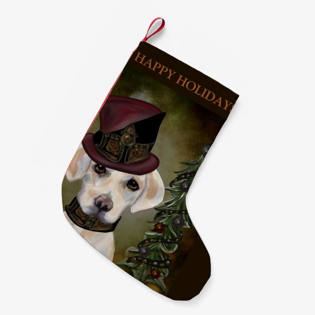 PETITE CHAUSSETTE DE NOËL LABRADOR RETRIEVER            (Devant (Accrochage))