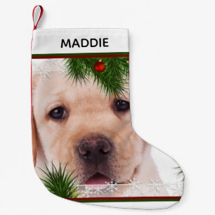Petite Chaussette De Noël Labrador Retriever Chien Noël personnalisé