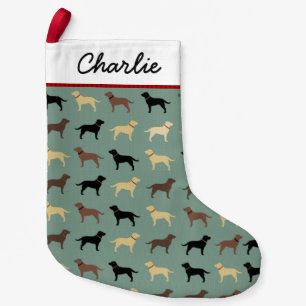 Petite Chaussette De Noël Labrador Retriever Dogs Motif Labs