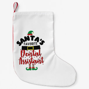 Petite Chaussette De Noël L'aide dentaire préférée du Père Noël Noël Santa