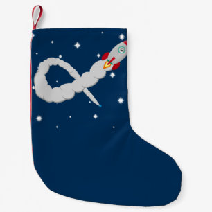 Petite Chaussette De Noël Lancement de fusées spatiales