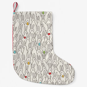 Petite Chaussette De Noël Lapin De Pâques : Joyeux Amusant Sans Couche.