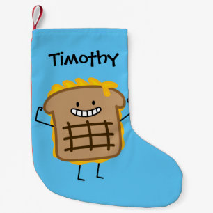 Petite Chaussette De Noël Le cheddar grillé de sandwich à fromage a grillé