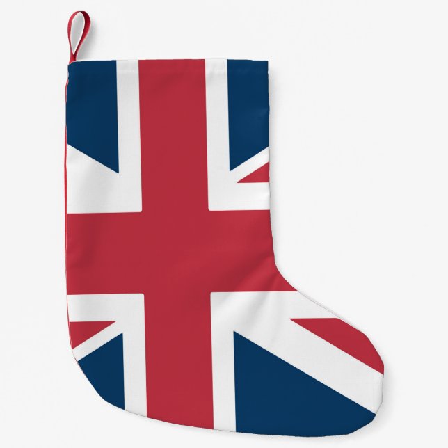 Petite Chaussette De Noël Le drapeau britannique Union Jack (Devant)