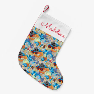 Petite Chaussette De Noël Le motif   d'amusement d'été ajoutent votre nom