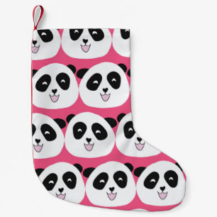 Petite Chaussette De Noël Le motif pour enfants Panda porte une répétition