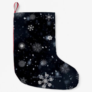 Petite Chaussette De Noël Le Noël de SlipperyJoe, hiver magique paisible à