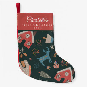 Petite Chaussette De Noël Le premier bas de Noël du bébé !