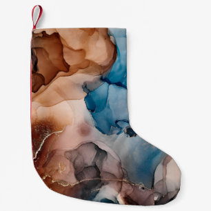 Petite Chaussette De Noël L'encre d'alcool est translucide. multicolo Abstra