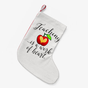 Petite Chaussette De Noël L'enseignement est un travail d'appréciation de