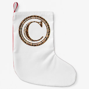 Petite Chaussette De Noël léopard C