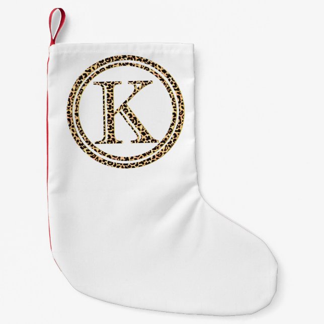 Petite Chaussette De Noël Leopard K (Devant)